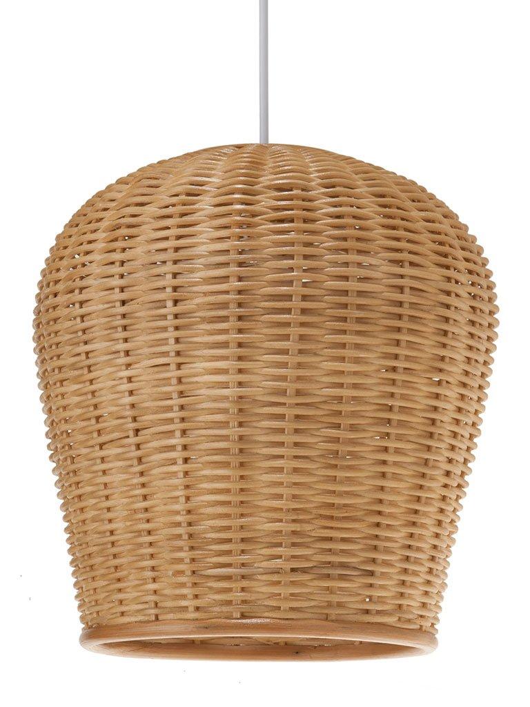 kouboo Wicker Pod Pendant Lamp Natural
