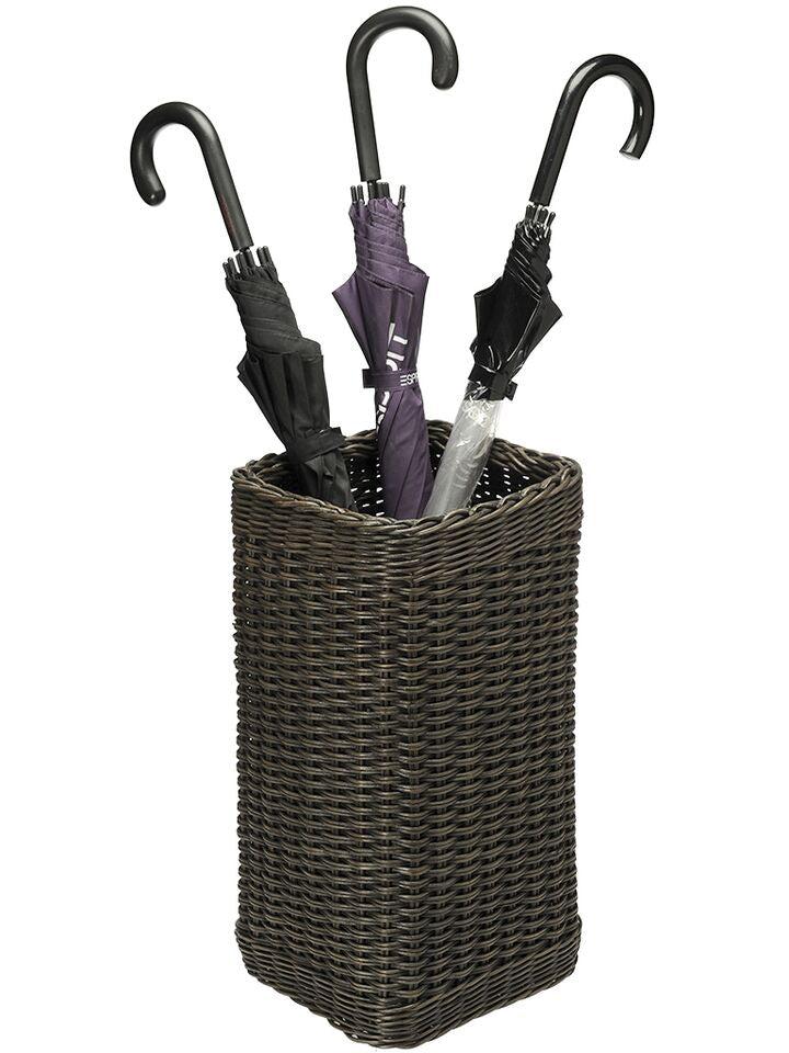 Kouboo Wicker Umbrella Stand With Water Catch