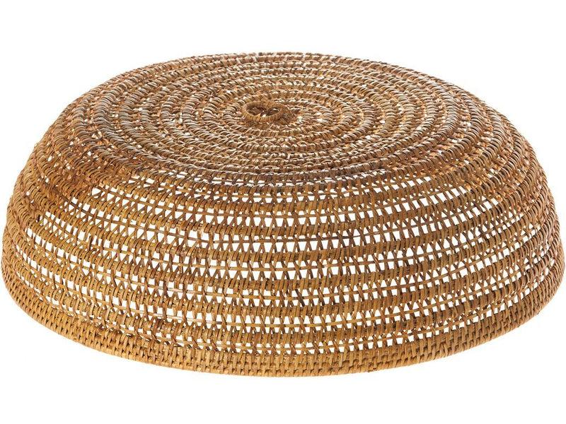 kouboo La Jolla Rattan Food & Serving Plate Cover Honey Brown