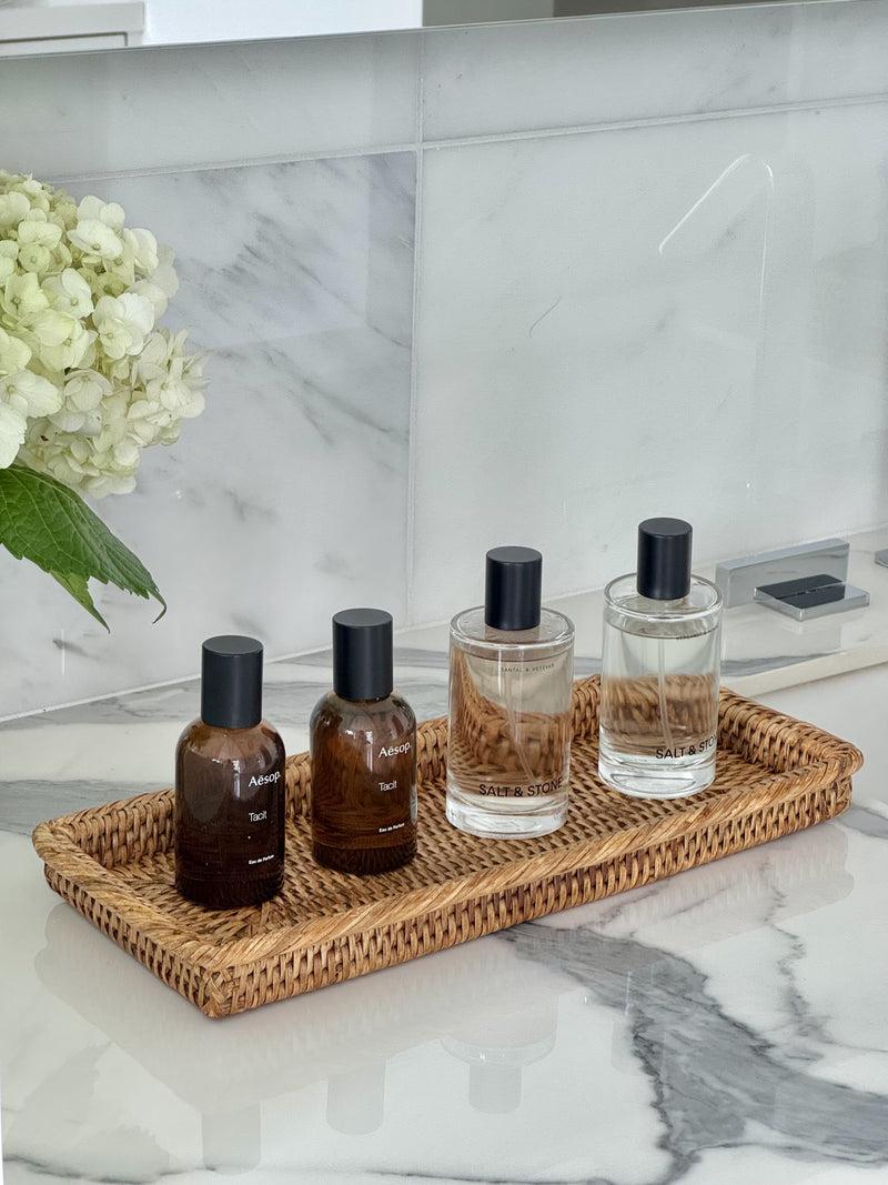Kouboo La Jolla Rattan Perfume Vanity & Bathroom Counter Top Tray