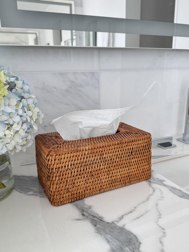 Kouboo La Jolla Rattan Rectangular Tissue Box Cover