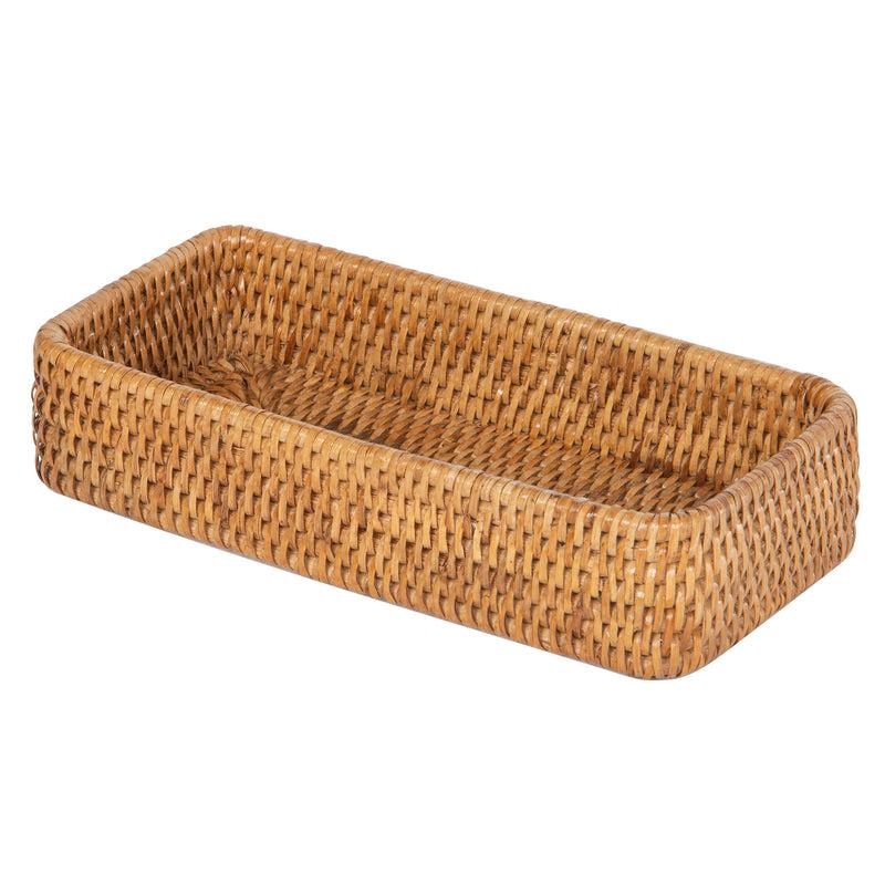 kouboo La Jolla Rattan Vanity & Bathroom Counter Top Tray