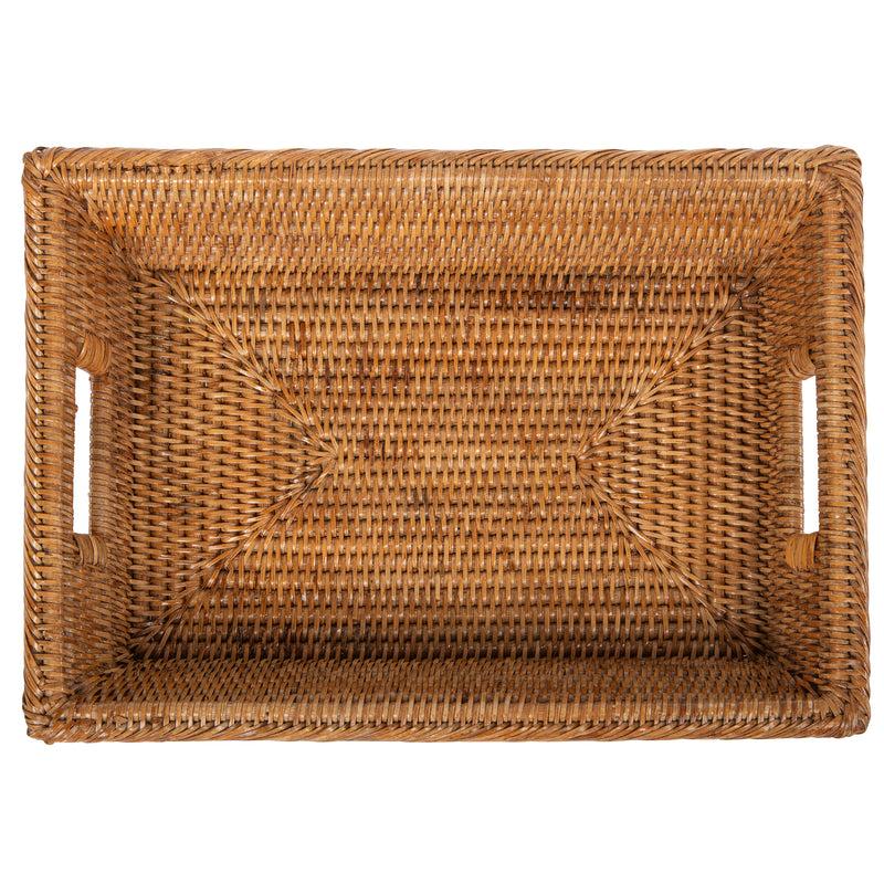 Kouboo La Jolla Rectangular Multi Purpose Shelf And Storage Basket Small