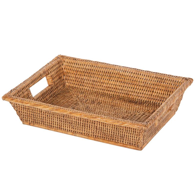 kouboo La Jolla Rectangular Multi Purpose Shelf and Storage Basket Small kouboo La Jolla Rectangular Multi Purpose Shelf and Storage Basket Small