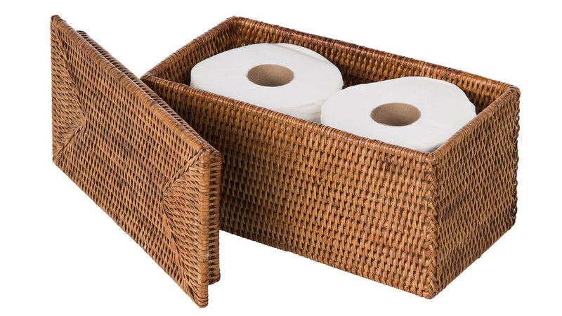 Kouboo La Jolla Rectangular Rattan Storage And Toilet Roll Box