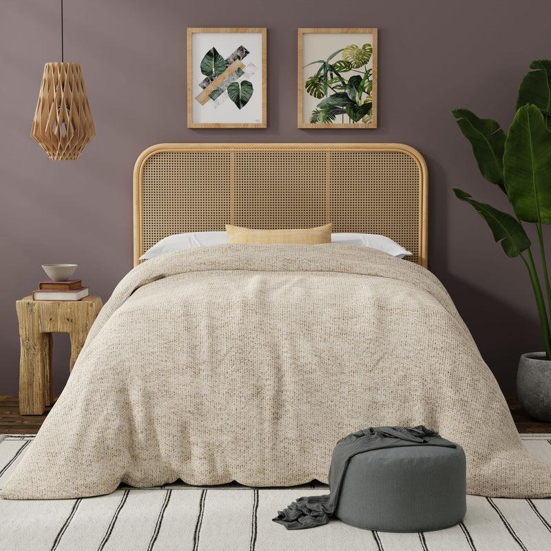 Kouboo Latitude Classic Rattan Cane Headboard Natural