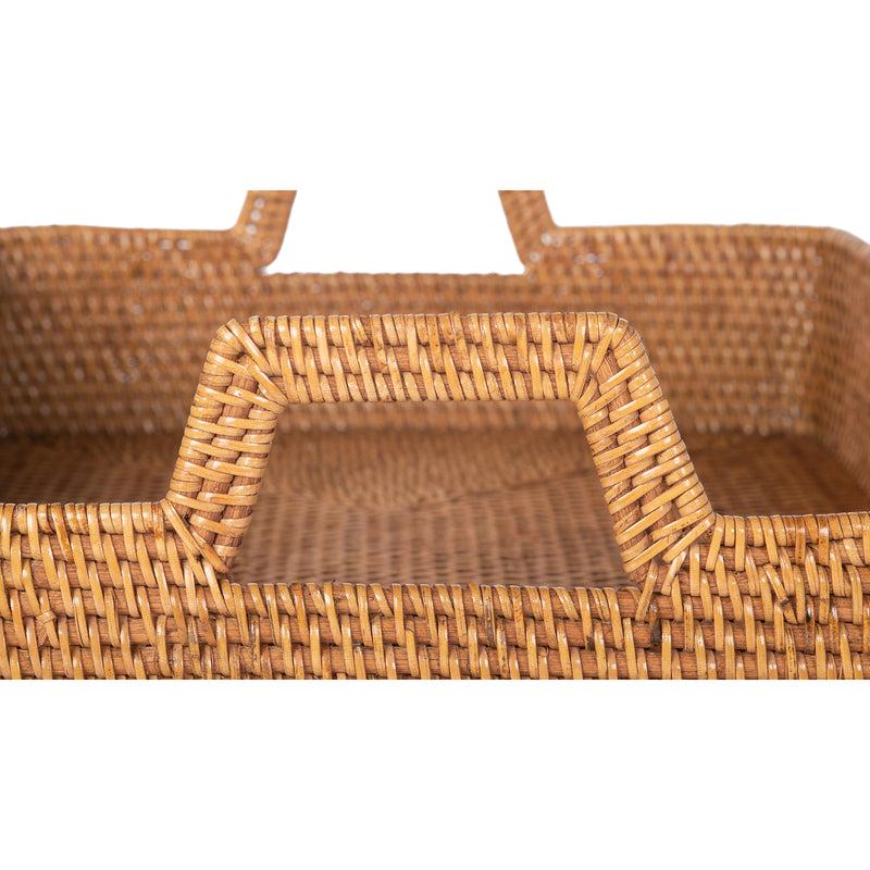 Kouboo Loma Rectangular Rattan High Wall Serving Tray