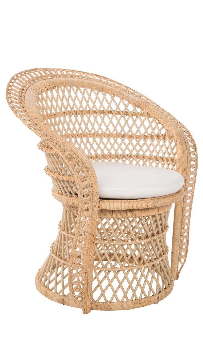 kouboo Peacock Rattan Dining Armchair or Lounge Chair Natural kouboo Peacock Rattan Dining Armchair or Lounge Chair Natural