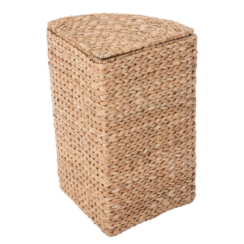 Kouboo Pie Shaped Sea Grass Corner Hamper W/Liner Natural