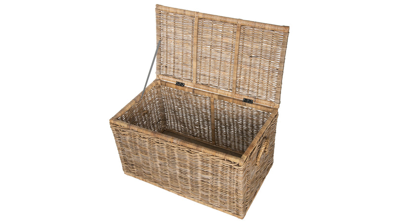 Kouboo Rattan Kobo Decorative Storage Trunk With Lid Natural
