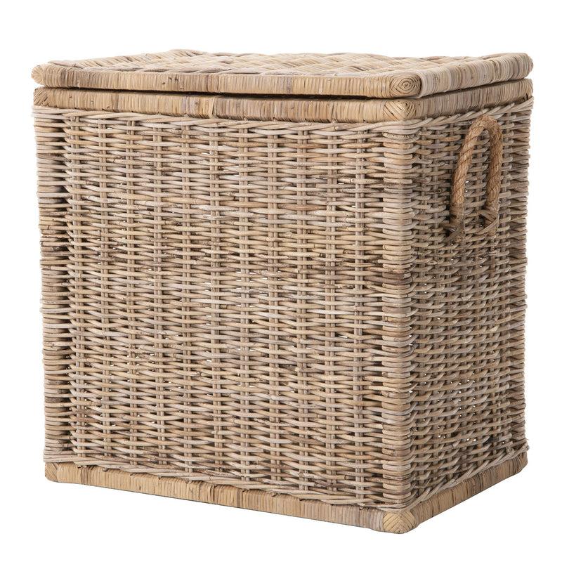 kouboo Rattan Kobo Decorative Storage Trunk with Lid Tall Size
