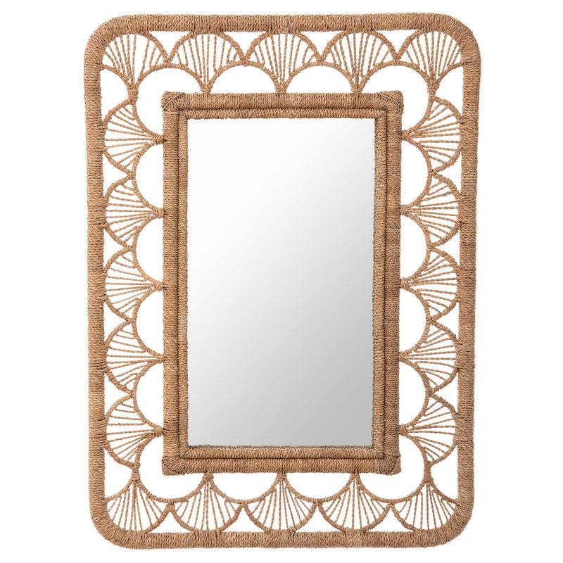 kouboo Rectangular Illusion Seagrass Rope Mirror 24X36 kouboo Rectangular Illusion Seagrass Rope Mirror 24X36