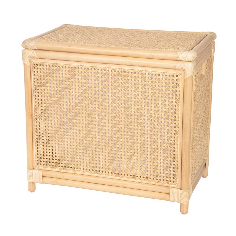kouboo Rectangular Rattan Cane Clothes Hamper and Laundry Basket with Removable Liner & Lid 2 Loads kouboo Rectangular Rattan Cane Clothes Hamper and Laundry Basket with Removable Liner & Lid 2 Loads