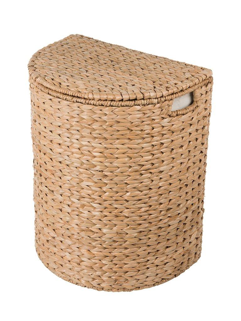 kouboo Sea Grass Half Moon Hamper and Laundry Basket with Removable Liner Natural Color