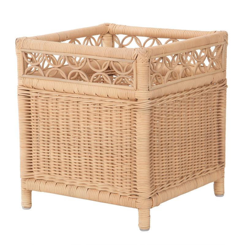 kouboo Square Rattan Planter Stand - for Indoor Plants kouboo Square Rattan Planter Stand - for Indoor Plants