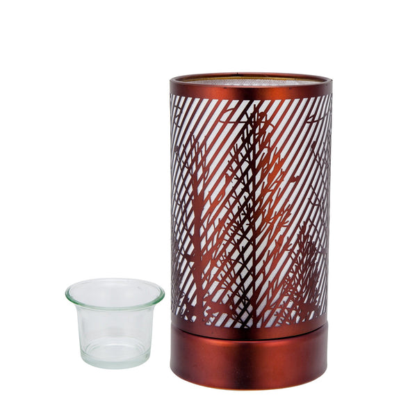 Kringle Candle 7" Touch Lamp Wax Melts Warmer-Metal Ravine Table Decor