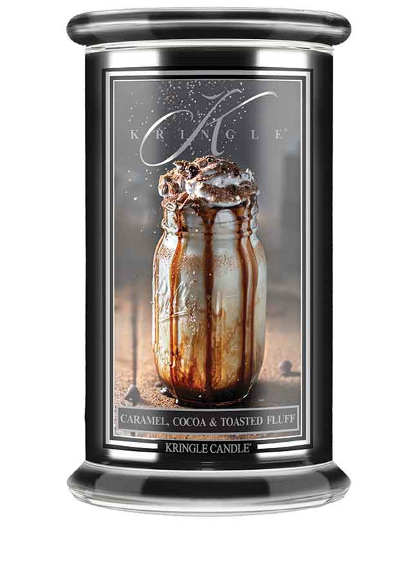 kringle candle Caramel Cocoa & Toasted Fluff Large 2-wick