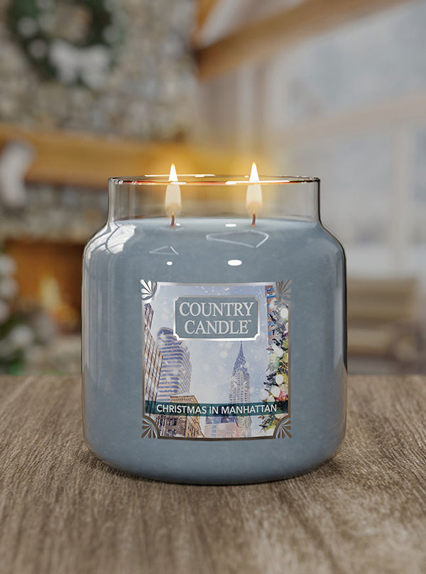 Kringle Candle Christmas In Manhattan Medium 2-wick