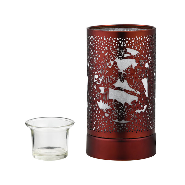 kringle candle 7" Touch Lamp Wax warmer-Cardinals