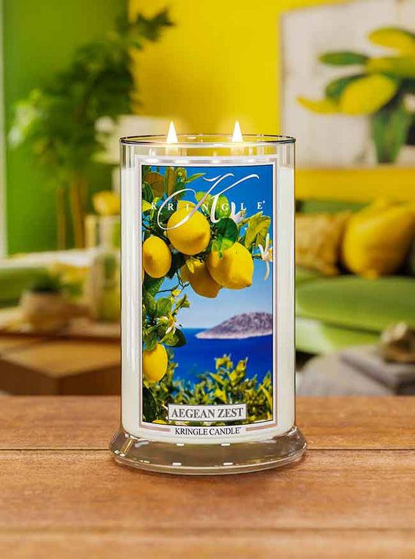 Kringle Candle Aegean Zest Large 2-Wick