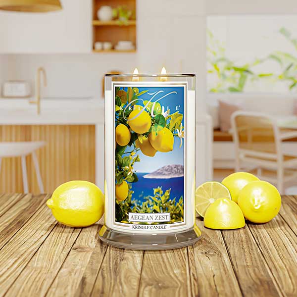 Kringle Candle Aegean Zest Large 2-Wick