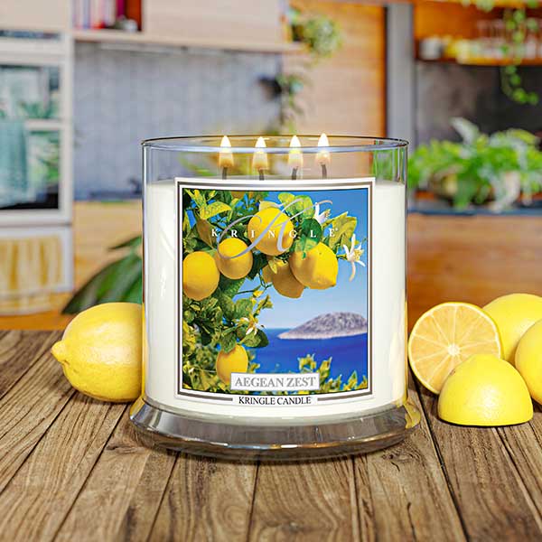 Kringle Candle Aegean Zest XL 4-wick