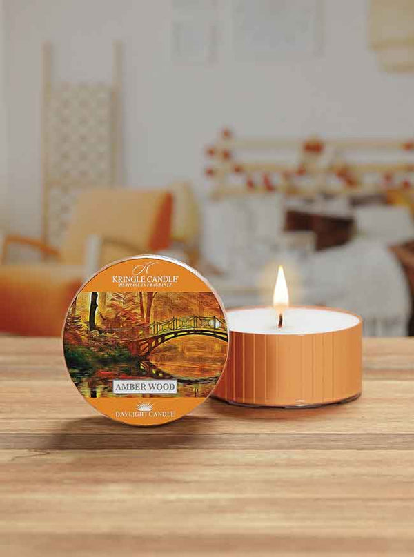 Kringle Candle Amber Wood DayLight