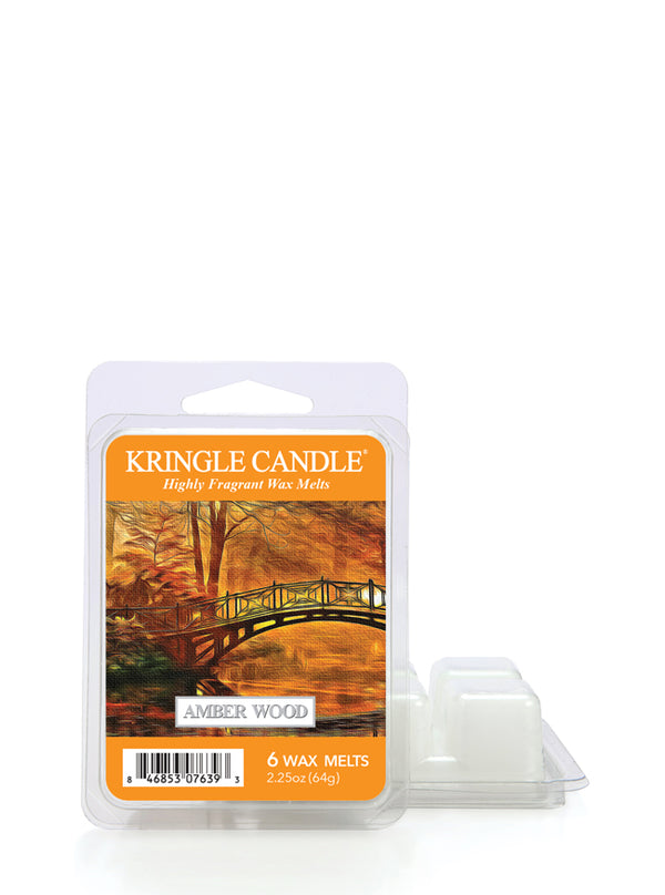 kringle candle Amber Wood Wax Melt