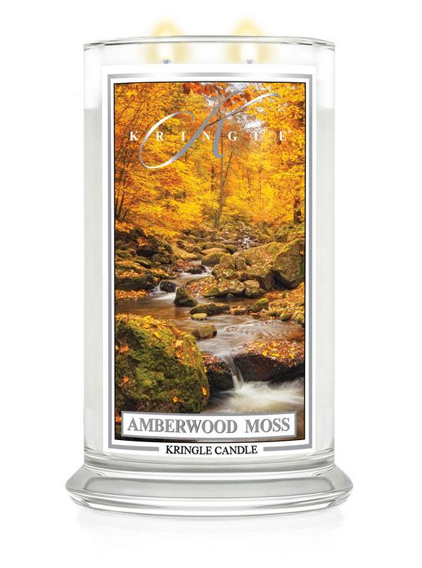 Kringle Candle Amberwood Moss Large 2-Wick