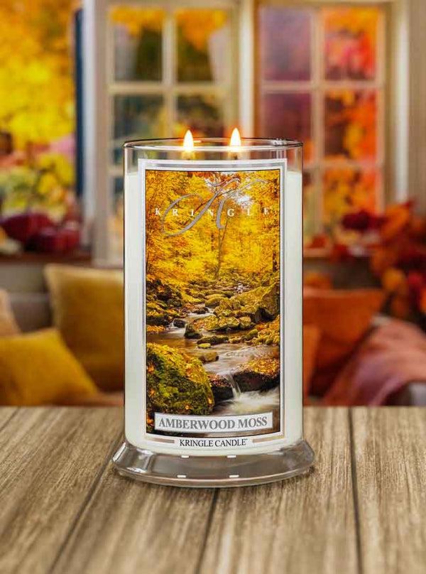 Kringle Candle Amberwood Moss Large 2-Wick