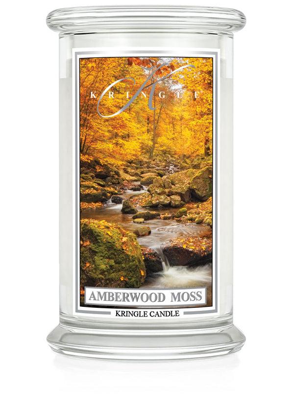 kringle candle Amberwood Moss Large 2-Wick