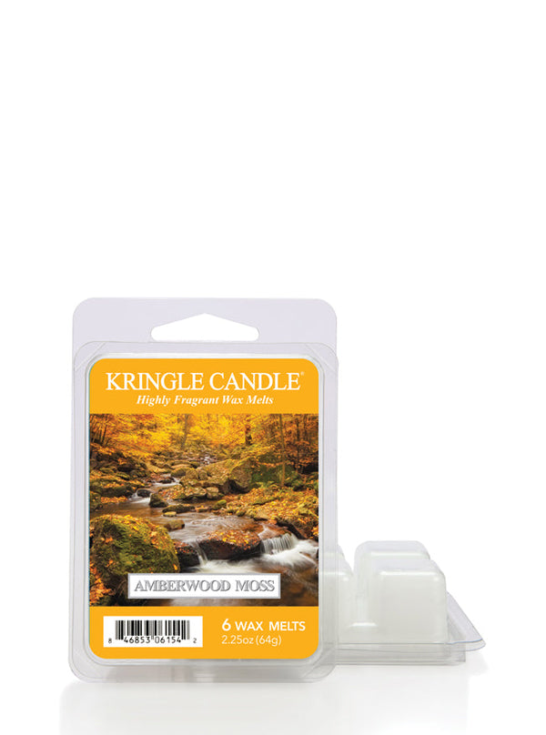 kringle candle Amberwood Moss Wax Melt