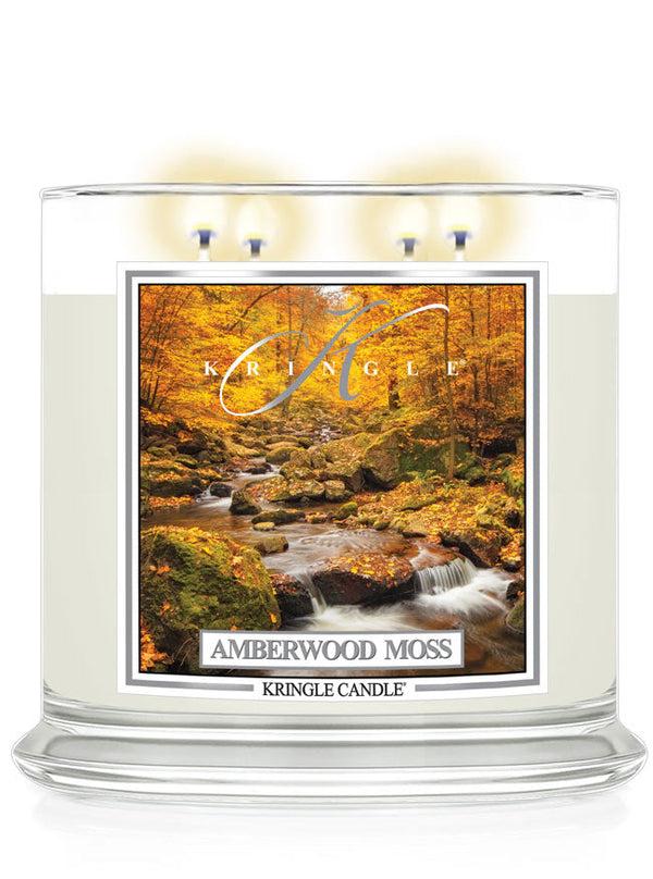 Kringle Candle Amberwood Moss XL 4-Wick