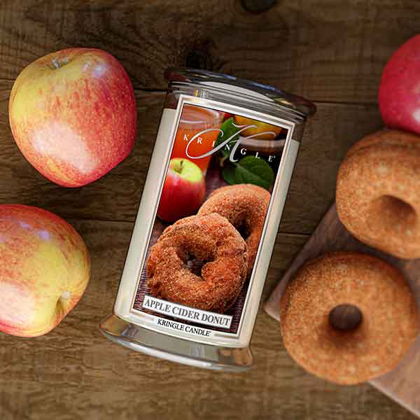 Kringle Candle Apple Cider Donut Large 2-wick