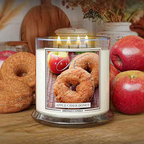 Kringle Candle Apple Cider Donut XL 4-wick