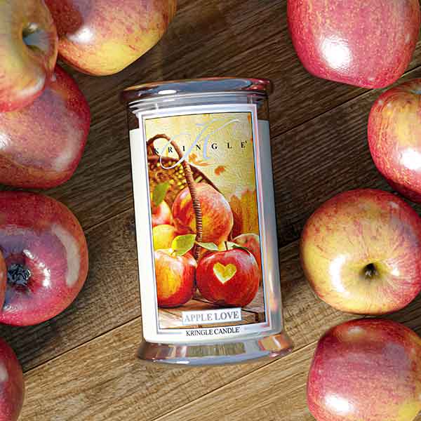Kringle Candle Apple Love Large 2-wick