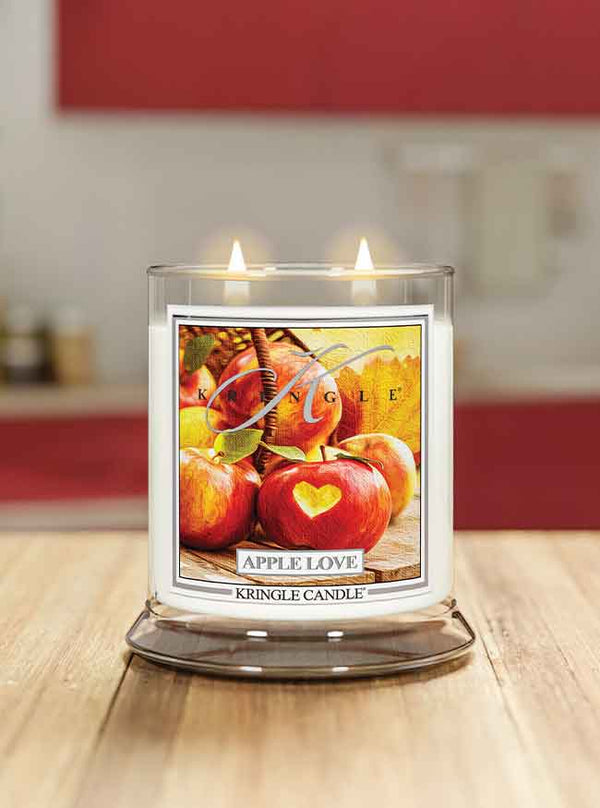 Kringle Candle Apple Love Medium 2-wick