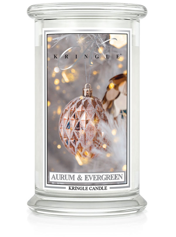 kringle candle Aurum & Evergreen Large 2-wick