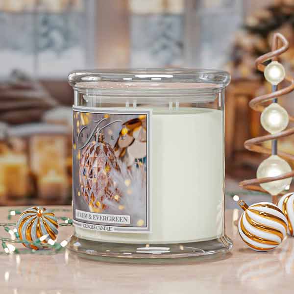 Kringle Candle Aurum & Evergreen XL 4-wick