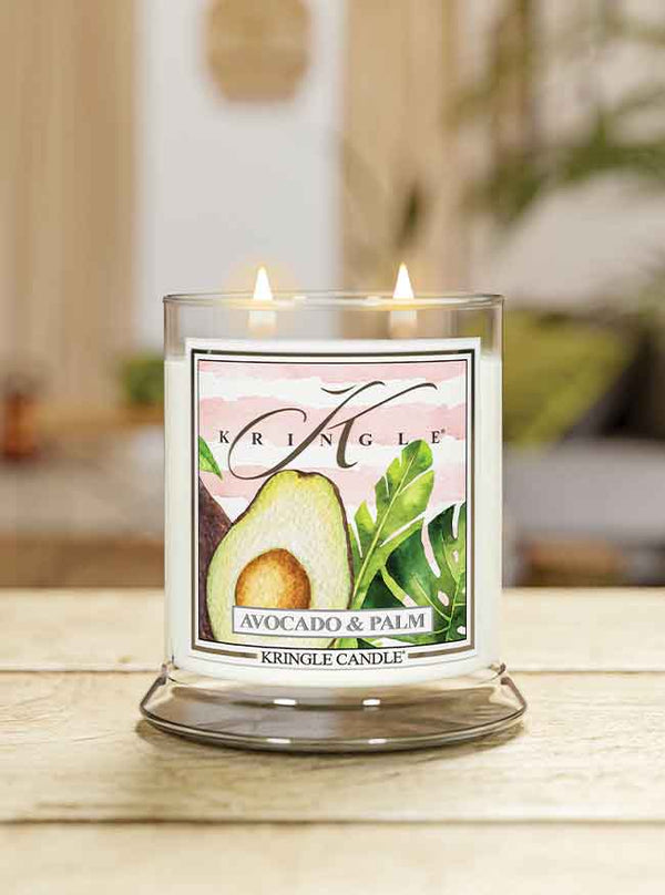 Kringle Candle Avocado & Palm Medium 2-wick