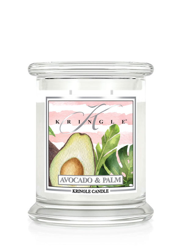 kringle candle Avocado & Palm Medium 2-wick