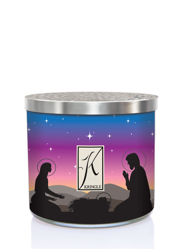 kringle candle Away In A Manger 3-wick