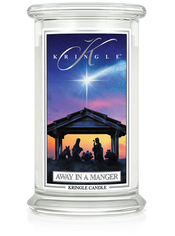 kringle candle Away In A Manger Large 2-wick