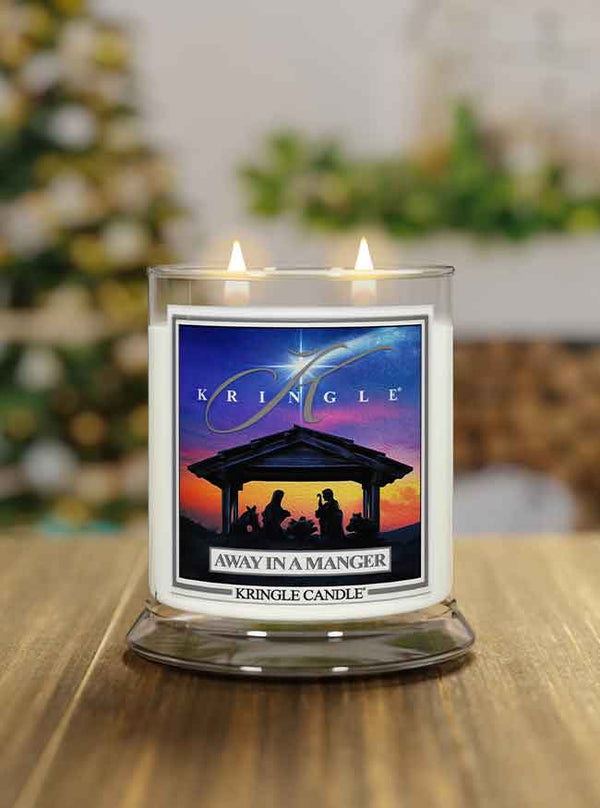 Kringle Candle Away In A Manger Medium 2-wick