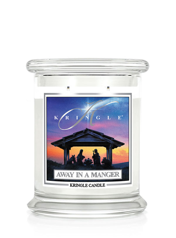 kringle candle Away In A Manger Medium 2-wick