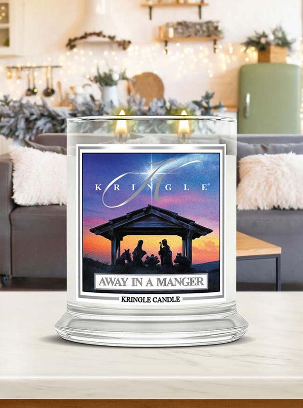 Kringle Candle Away In A Manger Medium 2-wick