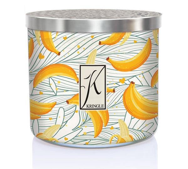 kringle candle Bananas Foster 3-wick