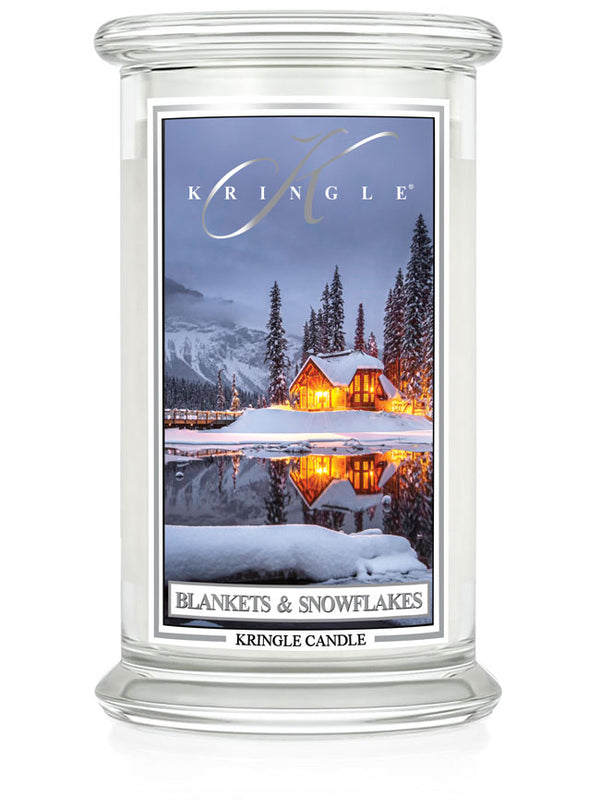 kringle candle Blankets & Snowflakes Large 2-Wick