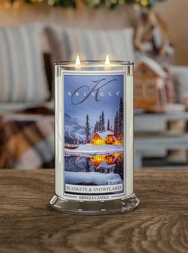 Kringle Candle Blankets & Snowflakes Large 2-Wick