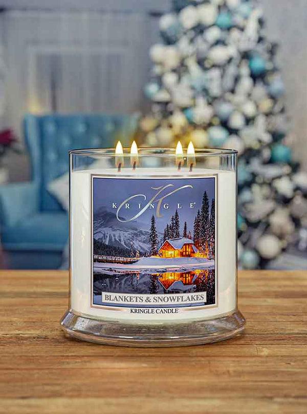 Kringle Candle Blankets & Snowflakes XL 4-wick